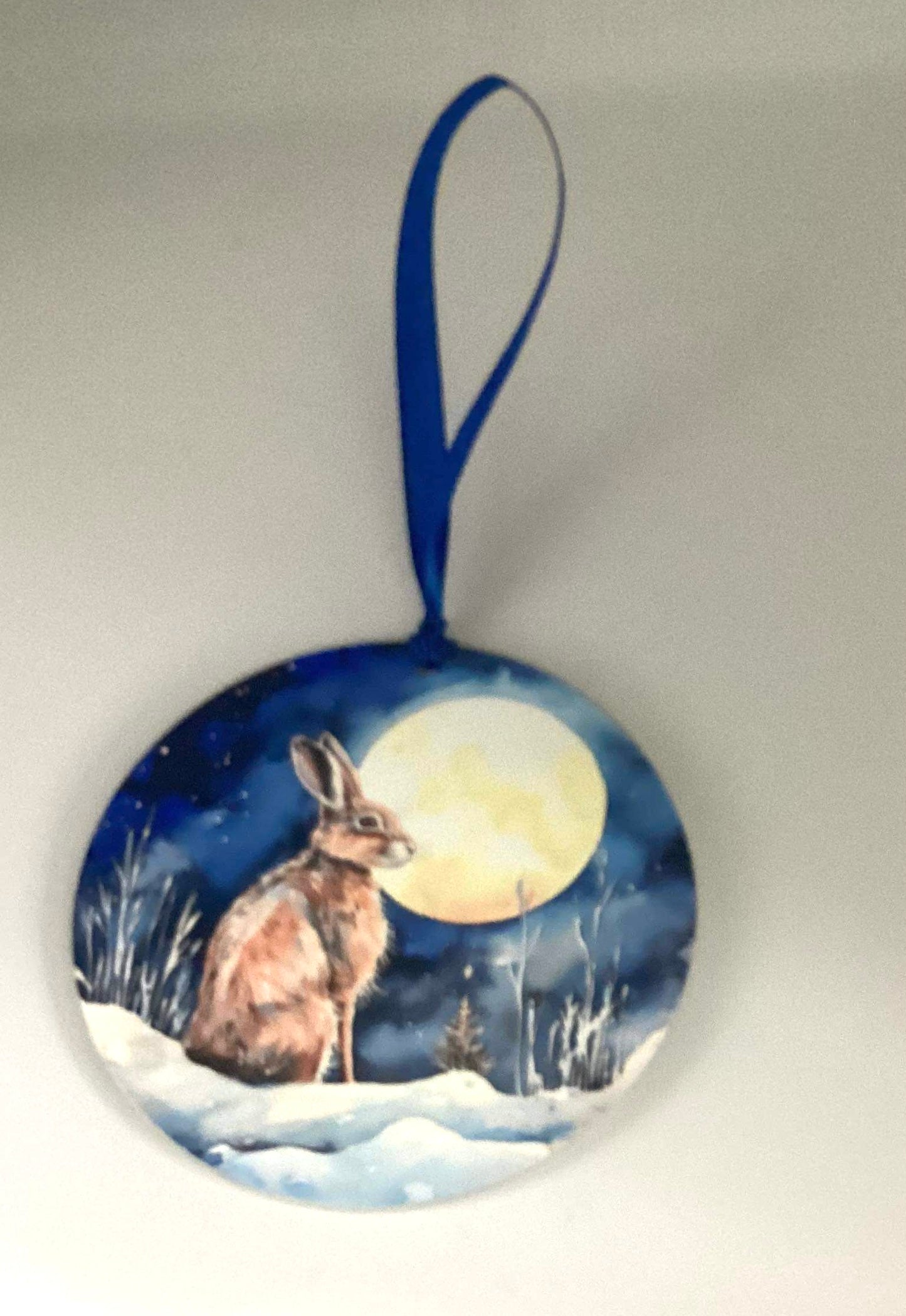 Christmas hare decoration