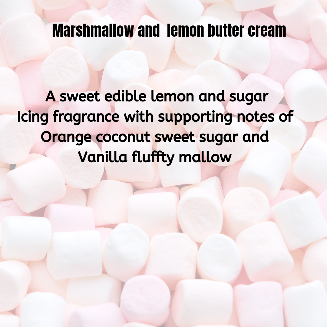 Marshmallow and lemon butter cream snap bars