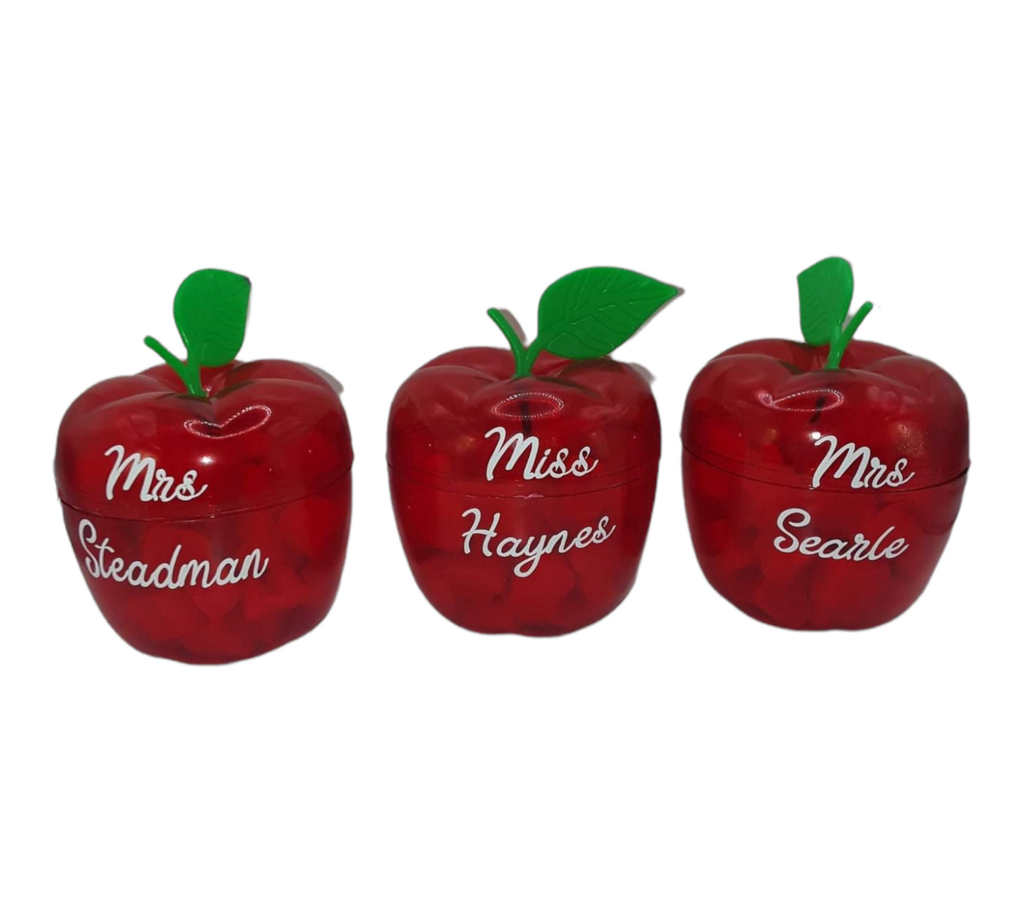Personalised apple with wax melts