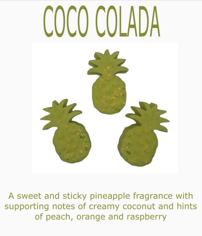 Pineapple coco colada wax melts strong scented